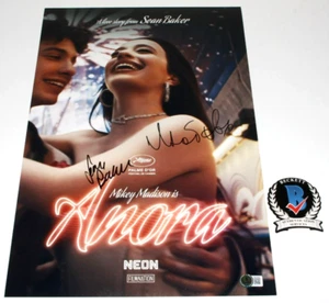 DIREKTOR SEAN BAKER SIGNIERT "ANORA" 12x18 FILMPOSTER 3 OSCARS BECKETT BAS COA - Bild 1 von 3