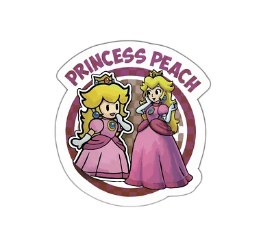 POPART Princess Peach Sticker Decal