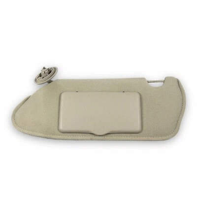 2003-2007 Saturn Ion Driver Left Side Sun Visor Beige Cloth - Image 1 of 4