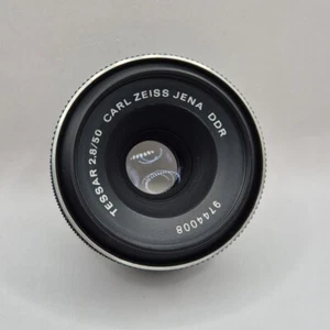 CARL ZEISS JENA DDR TESSAR 2,8/50 VINTAGE CAMERA LENS Ẃ OPTICAL FILTER LENS - Bild 1 von 11