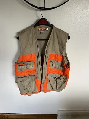 Vintage Winchester Conceal Hunting Vest Large #RN42000 Vest Tan & Orange - Image 1 of 4