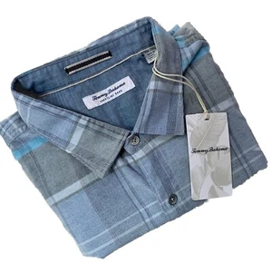 Tommy Bahama Coastline Cord Men’s Yosemite Check Shirt | Size 3XL | Blue | NWT - Picture 1 of 12