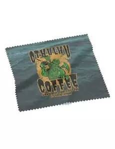 Cthulhu Coffee Brillenputztuch Wars Horror Arkham Lovecraft Miskatonic Monster - Bild 1 von 2