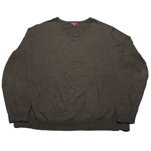 Merona Sweater Men’s 2XL Brown V-Neck Pullover Business Casual Hipster Formal - Picture 1 of 11