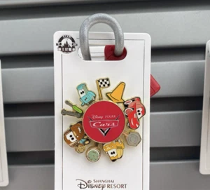 Disney 2025 authentic pin cars pixar spinner disneyland shanghai - Picture 1 of 2