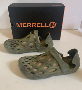 New Merrell Hydro Moc Men's Size 14 Olive Drab Water Hiking Shoes Sandals J20099