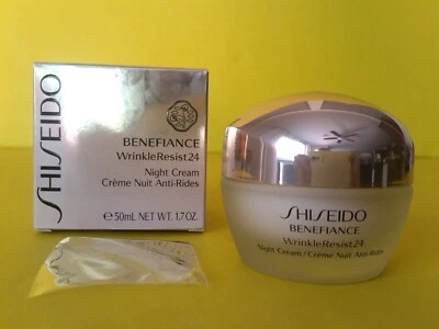 NEW (SEAL INTACT) SHISEIDO BENEFIANCE WrinkleResist24 Night Cream (1.7 OZ) - Image 1 of 4