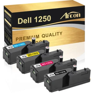 4er XXL Toner für Dell 1250C 1350CNW 1355CN 1355CNW C1765NFW C1760NW C1765NF - Bild 1 von 9