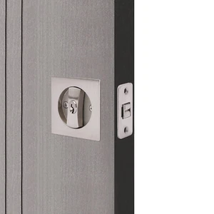 Square Cavity Sliding Door Lock Privacy Pocket Door Entry Lock Zinc Alloy Latch - Picture 1 of 20