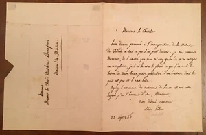 Lettera autografa di Silvio Pellico - Picture 1 of 1