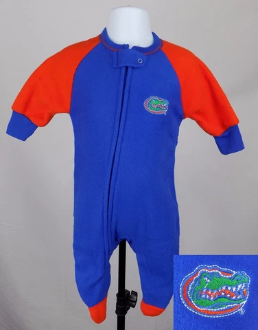 Florida Gators Sleeper One Piece 0 - 3 Months Infant Blue Stitched New ST130 Cover