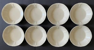 8 Wedgwood of Etruria & Barlaston Queens Shape 5 1/8” Ivory Fruit Dessert Bowls - Picture 1 of 6