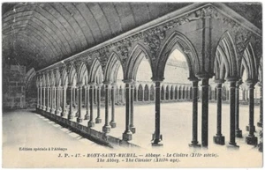 MONT-SAINT-MICHEL 50 Le Cloitre de l'Abbaye XIIIe Siècle CPA geschrieben undatiert - Bild 1 von 2