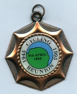 Cycling Reunion Medal 1945-1995 - Picture 1 of 2