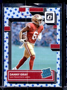 2022 Donruss Optic Danny Gray Rated Rookie RC Blue Stars Prizm SP 49ers #233 - Picture 1 of 2