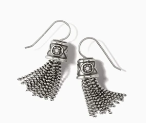 Brighton Meridian Zenith Tassel Brushed French Wire Earrings JA9272 $98 NWT - Picture 1 of 1