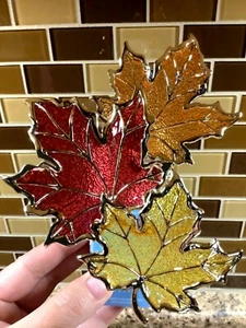 Bath & Body Works Fall Gold Maple Leaves Nightlight Plug In Wallflowers NWT - Picture 1 of 8