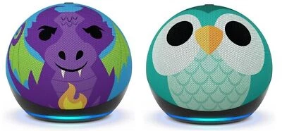 Amazon Echo Dot 5. Altavoz Alexa Generación Bluetooth Kids Dragon Owl... - Imagen 1 de 4