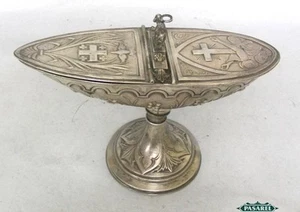 Italienisches Silber Räucherboot um 1900 - Bild 1 von 6