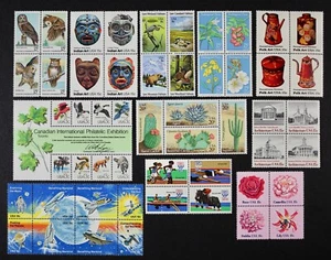 US 1978-1981 Vintage Collection of 11 complete sets, 52 stamps Mint NH - Picture 1 of 1