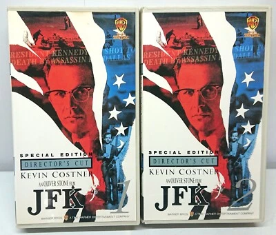 JFK / Japan 1991 Lot 2 VHS Videotapes NTSC WV12614 w/Insert Widescreen - Image 1 of 4