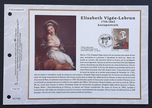 Feuillet CEF 1er jour 1625 2002 Tableau Elisabeth Vigée-Lebrun Peintre - Bild 1 von 1