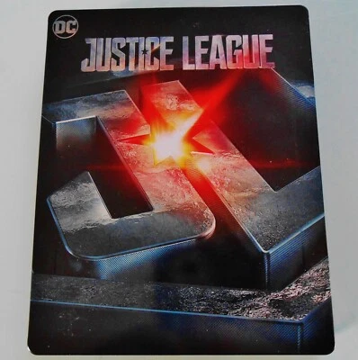 Justice League ~ 3D & 2D Blu Ray ~ Steelbook ~ Like New - Image 1 of 3