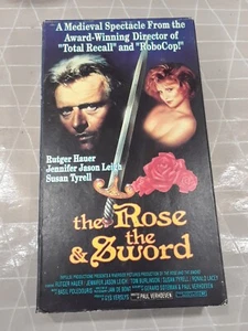 The Rose and The Sword 1985 VHS Rutger Hauer Paul Verhoeven Historical Romance! - Picture 1 of 6