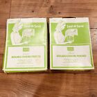 Vtg Sears Seal N Save Economy Boilable Cooking Pouches 8”X12” NEW 50 Bags X2