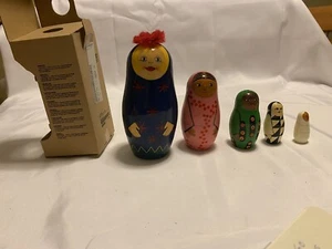 Ikea Russian Nesting Doll Maria Vinka 1993 Set of 5 - Picture 1 of 15