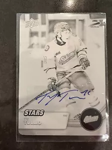 2021-22 Upper Deck CHL Tyler Tullio black printing playe auto one of one #336 - Picture 1 of 2