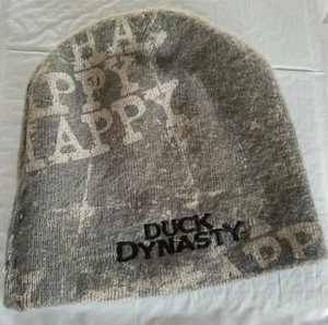 Duck Dynasty grau Logo Beanie Sockenmütze Happy Happy Happy - Bild 1 von 6