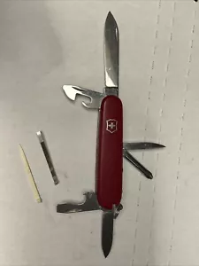 Victorinox Swiss Army Knife Officier Suisse 8 Tools Switzerland Red Tinker 91mm - Picture 1 of 6