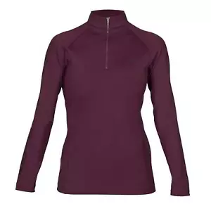 Shires Aubrion Eltar Base Layer - Black Cherry - Picture 1 of 7