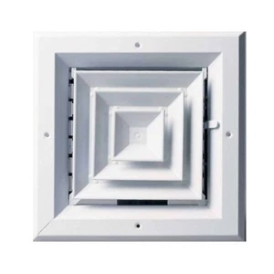 "ProSelect PSA4W - conexión de conductos de 10"" x 10"" - difuso de techo de cuatro vías de aluminio... - Imagen 1 de 1