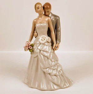 Cosmos Bride and Groom Figurine #96667 Porcelain Wedding Topper Decor Vintage - Picture 1 of 10