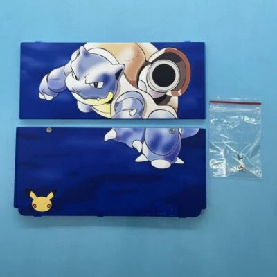 Top and Bottom Battery Cover Housing Shell Case For Nintendo New 3DS (2015) Blue - Image 1 of 4