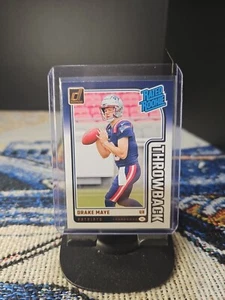 2024 Drake Maye Panini Donruss Rated Rookie Throwback Canvas Patriots - Picture 1 of 2