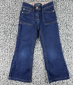 Mini Boden Flare Blue Jeans With Stiching On Povkets Size 5y - Picture 1 of 7