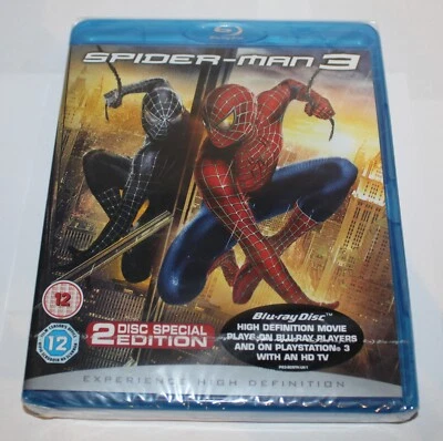 SPIDER MAN 3 2 DISC SPECIAL EDITION BLU-RAY DVD (NEW & SEALED)!!! - Image 1 of 4