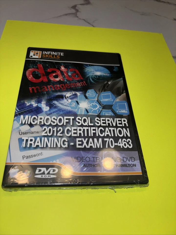 HABILIDADES INFINITAS: SERVIDOR SQL 2012 ENTRENAMIENTO VIDEO DVD gestión de datos ¡Envío rápido!! Foto 1 de 4