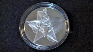 1974 Texas the Lone Star State .925 SILBER 50 State Bicentennial Medal;33,1 Gramm - Bild 1 von 8
