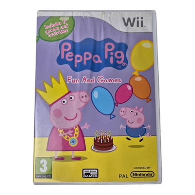 Peppa Pig: Fun And Games - Nintendo Wii Game - With Manual - Image 1 of 4