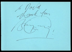 BILLY CONNOLLY signed album page | Actor/Comedian - autograph - Picture 1 of 1