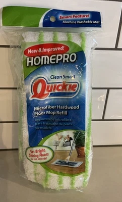 Homepro clean smart Quickie hardwood floor mop refill #0764M - Image 1 of 3
