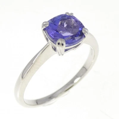 Auténtico anillo de tanzanita PT900 #260-007-712-5880 Foto 1 de 4