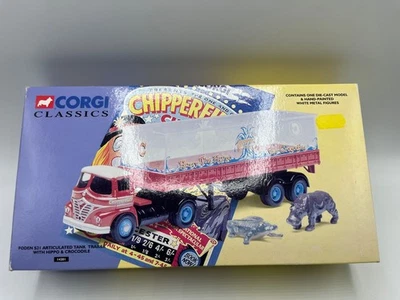 Corgi Chipperfields 14201 Foden S21 Articulated Tank Trailer with Animals - Image 1 of 2