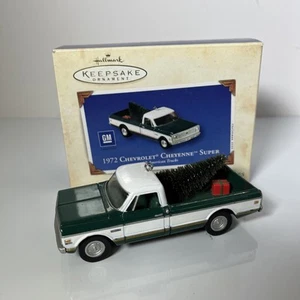 Hallmark 2003 Keepsake Ornament 1972 Chevrolet Cheyenne Super All-American Truck - Foto 1 di 8