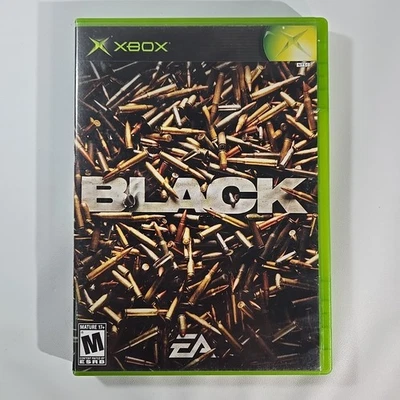 Black Video Game (Microsoft Xbox, 2006) Complete With Manual - Image 1 of 4