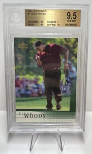 Tiger Woods 2001 Upper Deck RC CARD#1 BGS 9.5 GRADED 10,10,9.5,9 subs! LEGEND! - Picture 1 of 3